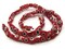 64 6mm Red Black and White Evil Eye Small Smooth Flat Square Disc Glass Beads